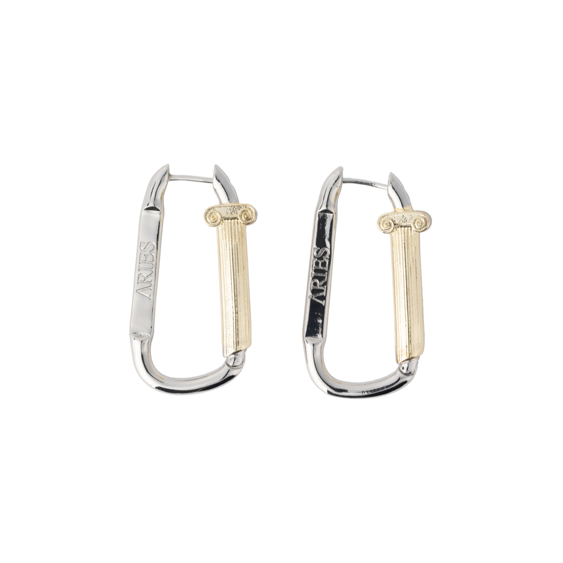 Aries Mini Column Carabiner Earrings