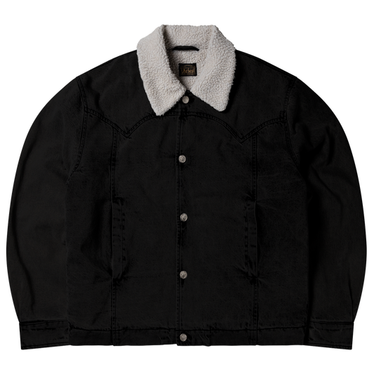 Aries Sherpa Denim Car Coat