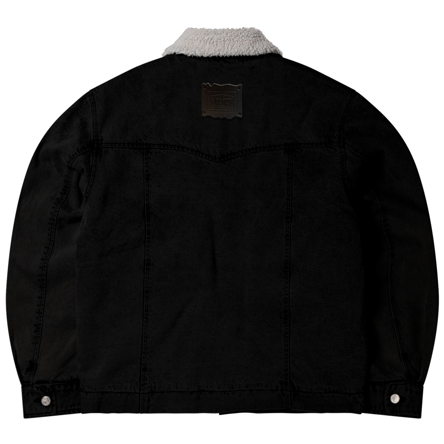 Aries Sherpa Denim Car Coat