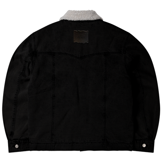 Aries Sherpa Denim Car Coat