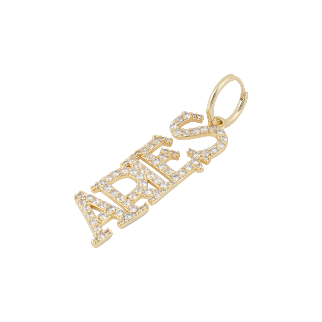 Aries j'adoro Aries Paved Earrings