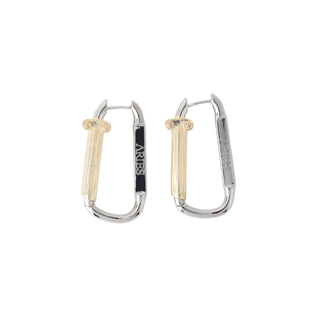 Aries Mini Column Carabiner Earrings