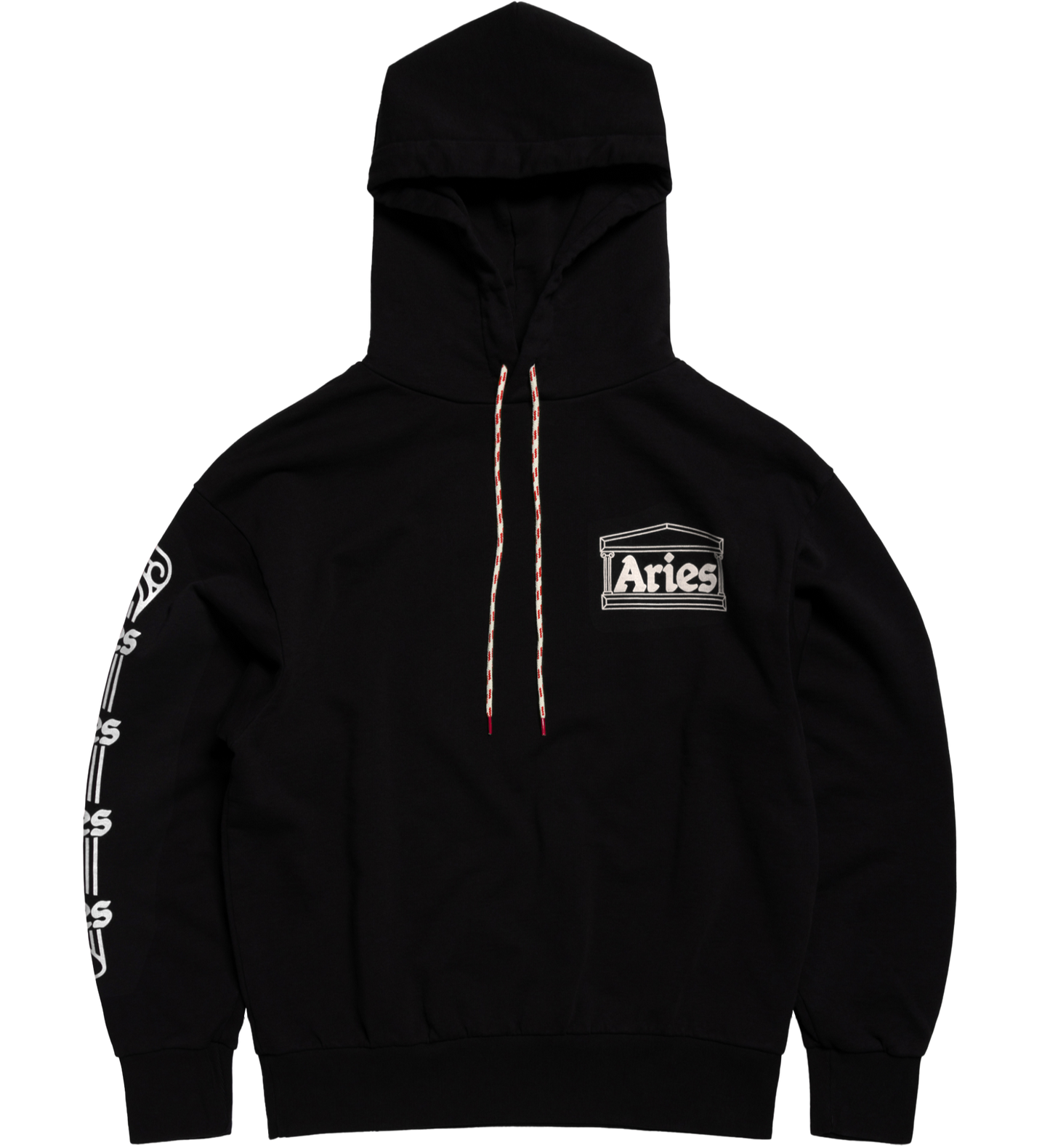 Aries Column Hoodie Black