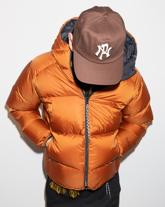 No Problemo Down Puffer Jacket Orange
