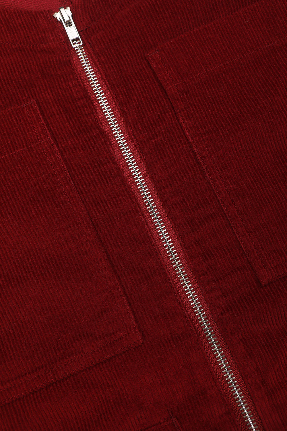 L.F.Markey Felix Corduroy Boilersuit Burgundy