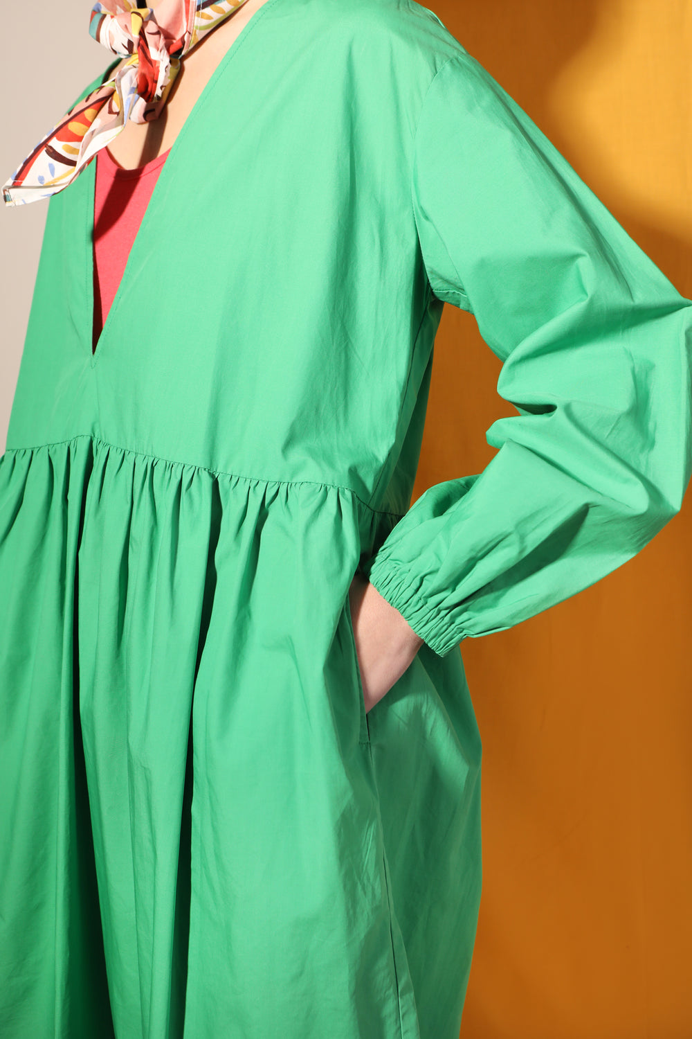 L.F.Markey Warren Dress Verde