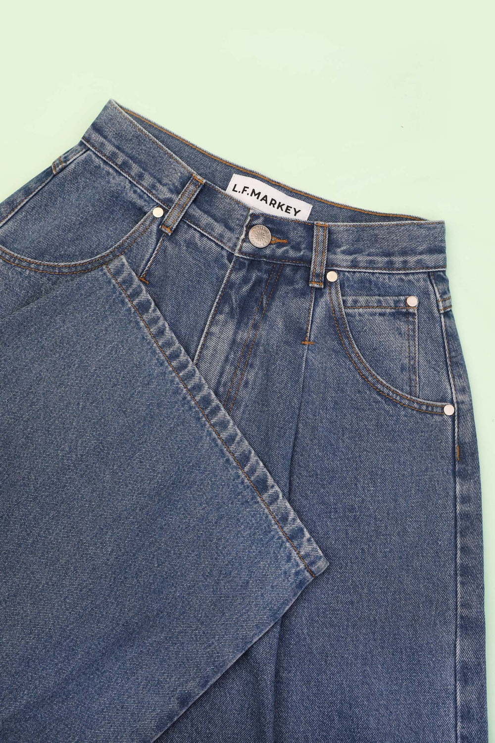L.F.Markey Mason Jean Mid Blue