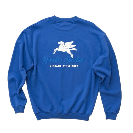 Goodies Sportive 550G Pegasus Crewneck Blue