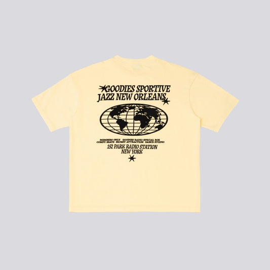 Goodies Sportive Radio Station Tee Yellow