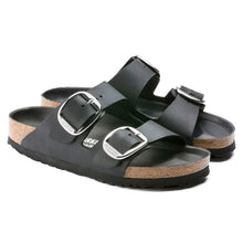 Load image into Gallery viewer, Birkenstock Arizona Big Buckle Oiled Leather Narrow Fit Black
