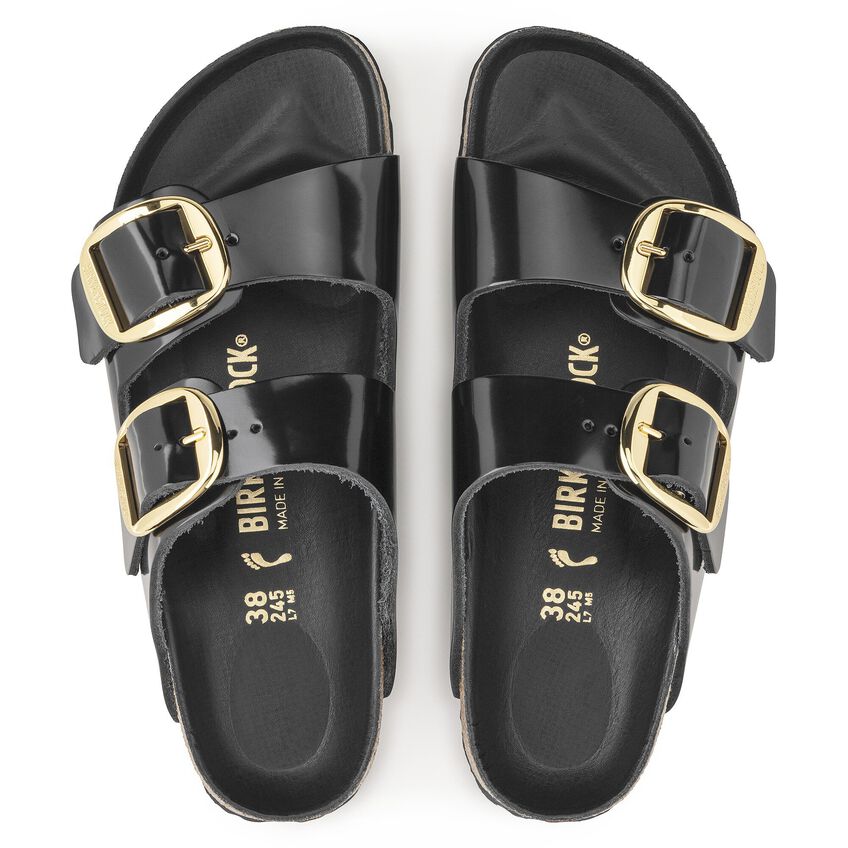 Birkenstock Arizona Big Buckle Lena High Shine Black