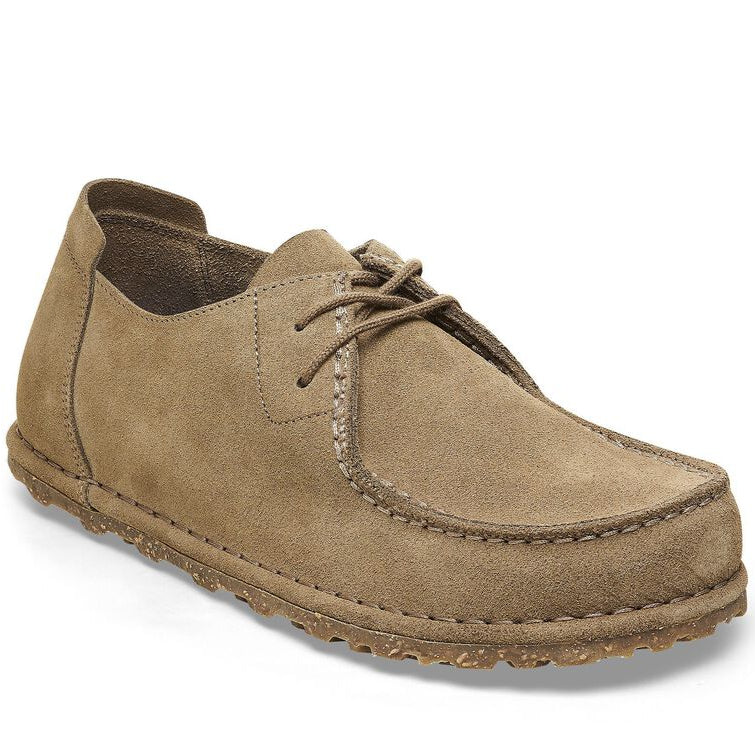 Birkenstock Utti Lace Suede Leather Gray Taupe