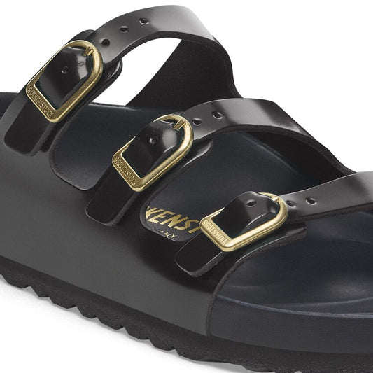 Birkenstock Florida Fresh Patent  Leather High Shine Black