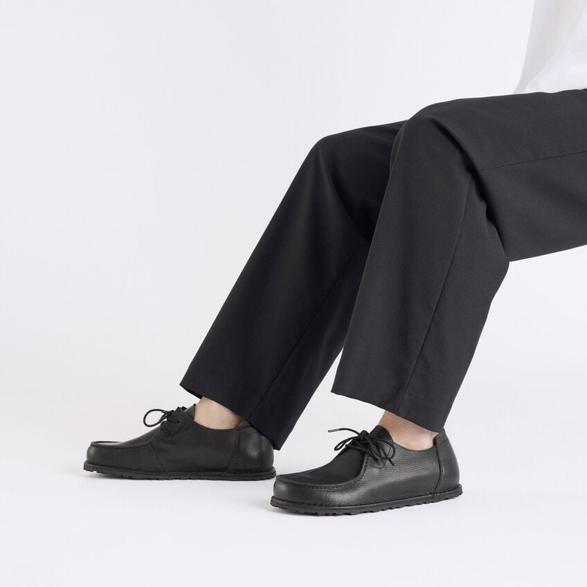 Birkenstock Utti Utti Lace Natural Leather Black