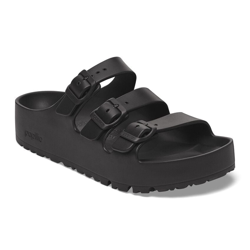 Birkenstock Florida III Eva Papillio Flex Platform Black