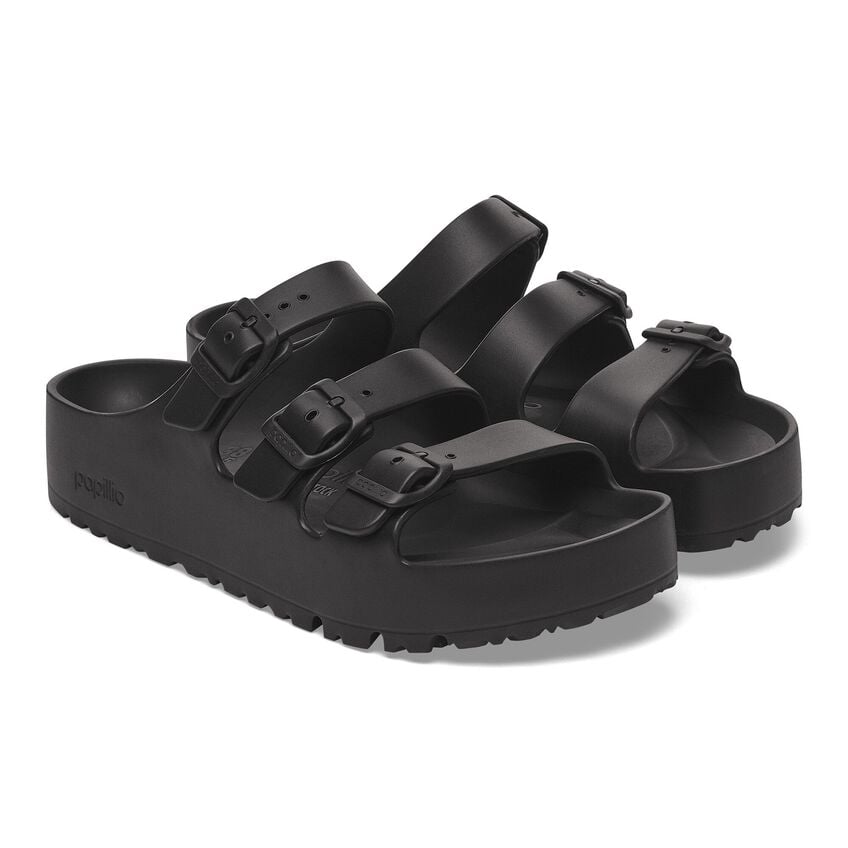 Birkenstock Florida III Eva Papillio Flex Platform Black
