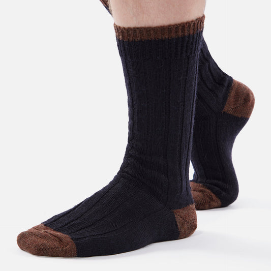 Universal Works Wool Hike Sock Navy
