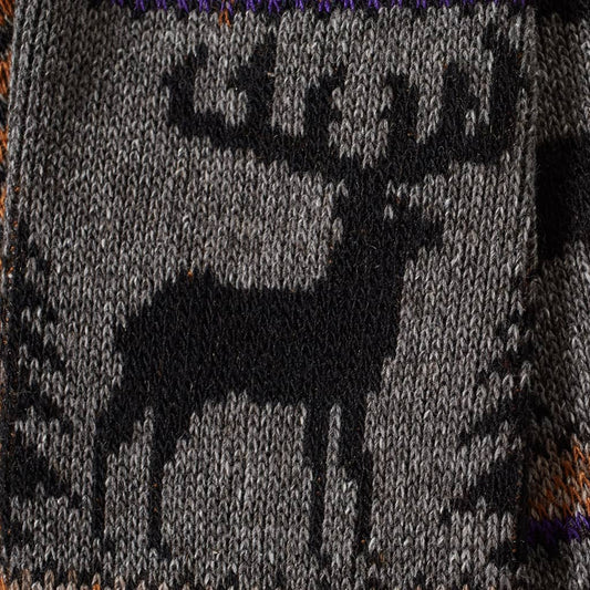 Anonymous Ism Deer Snow Socks Grey