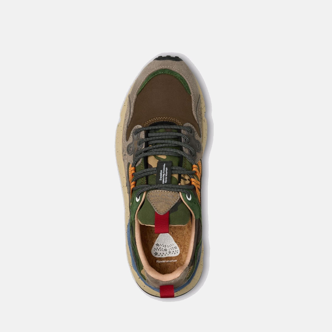 Flower Mountain Yamano 3 Suede / Nylon - Camo / Dark Grey