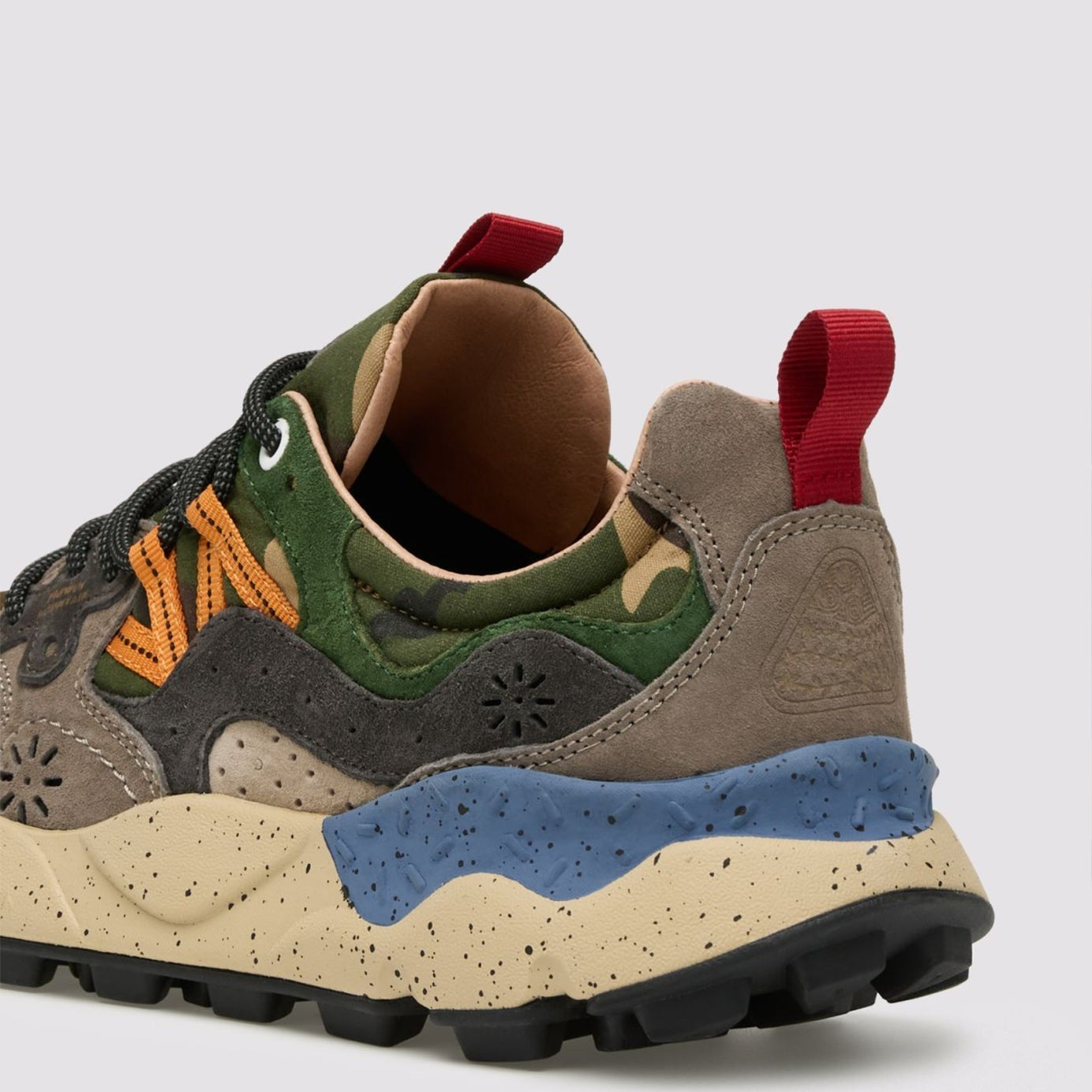 Flower Mountain Yamano 3 Suede / Nylon - Camo / Dark Grey