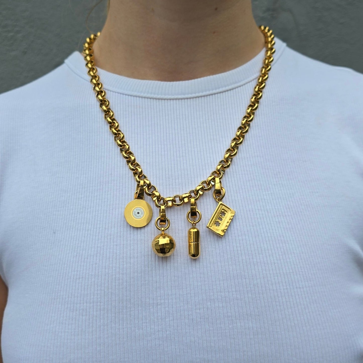 Hoops and Chains Belcher Chain