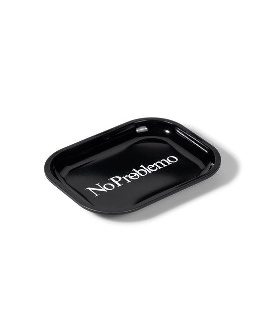 No Problemo Metal Tray Black