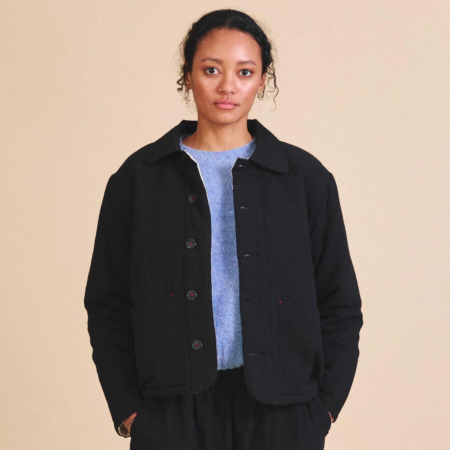 Sideline Molly Jacket Black
