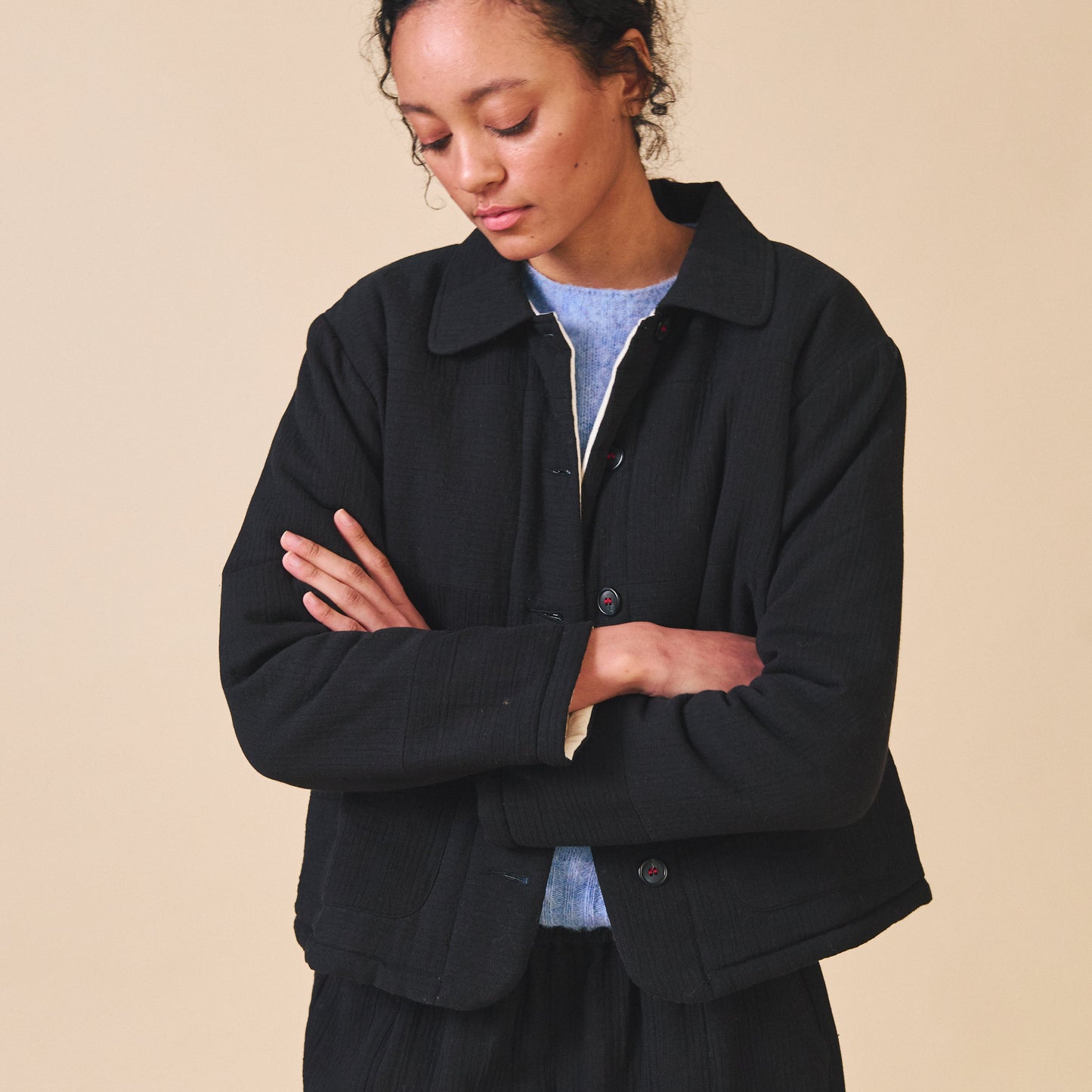 Sideline Molly Jacket Black