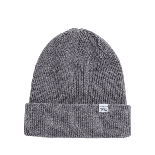 Norse Projects Norse Beanie Grey Melange