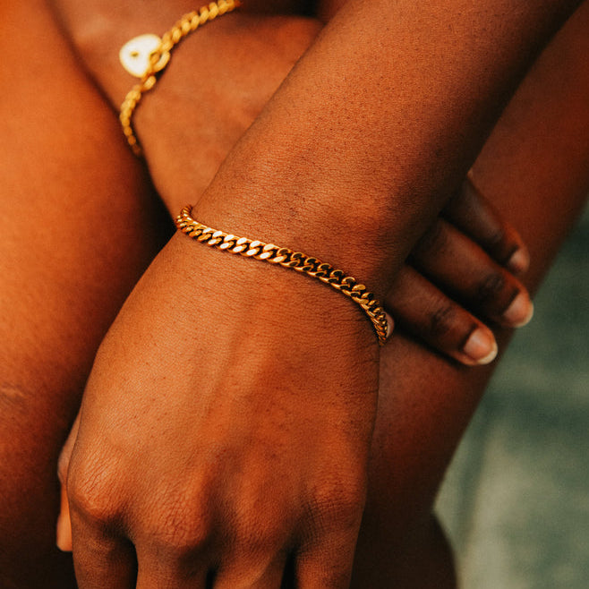 Hoops and Chain Panzer Bracelet