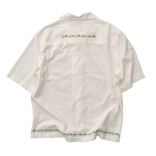 Goodies Sportive Chardonnay Flower Shirt White