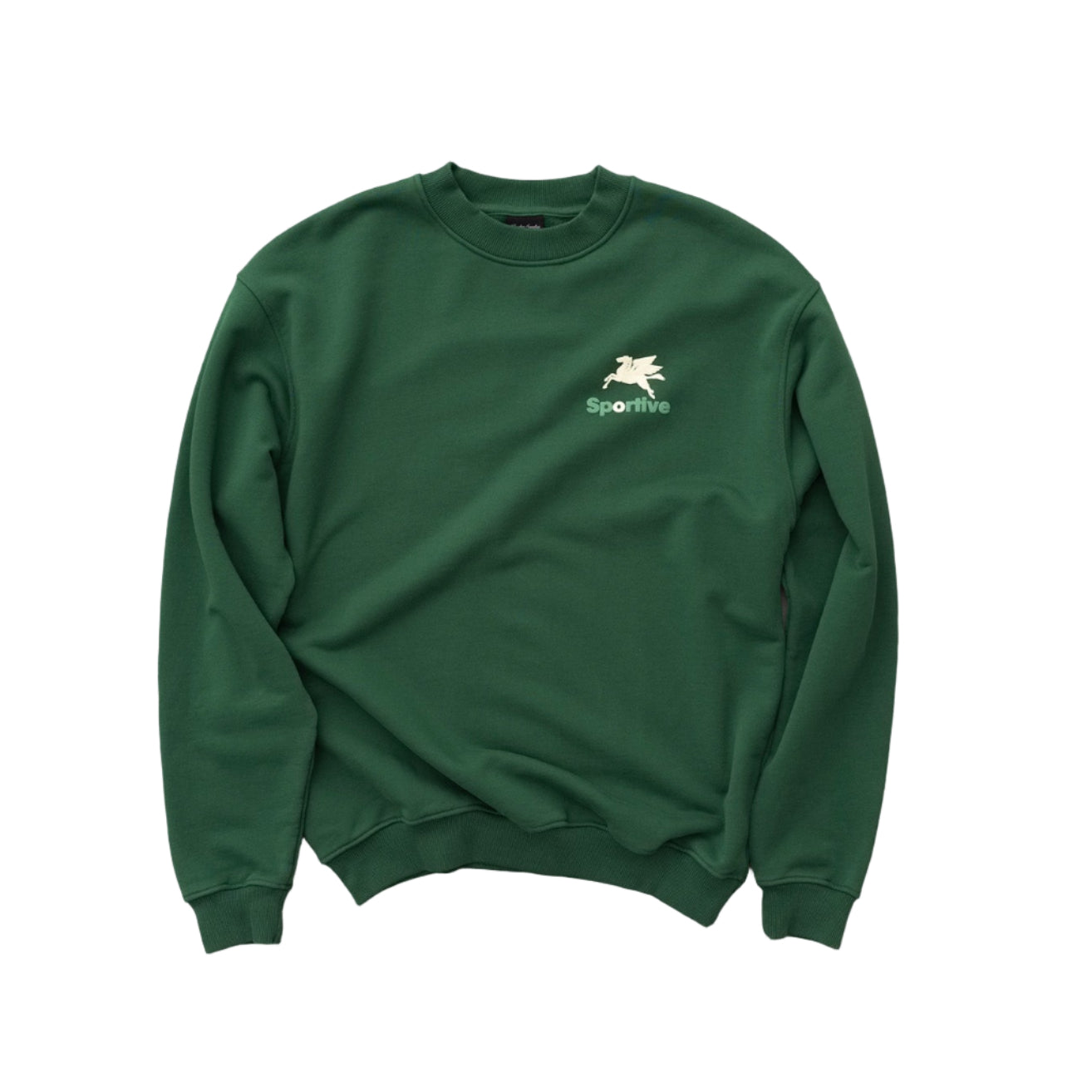 Goodies Sportive 550G Pegasus Crewneck Green