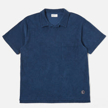 Load image into Gallery viewer, Universal Works Light Weight Terry Vacation Polo Navy
