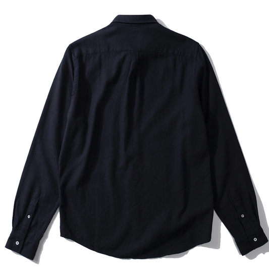 Edmmond Studios Adam Shirt Plain Navy