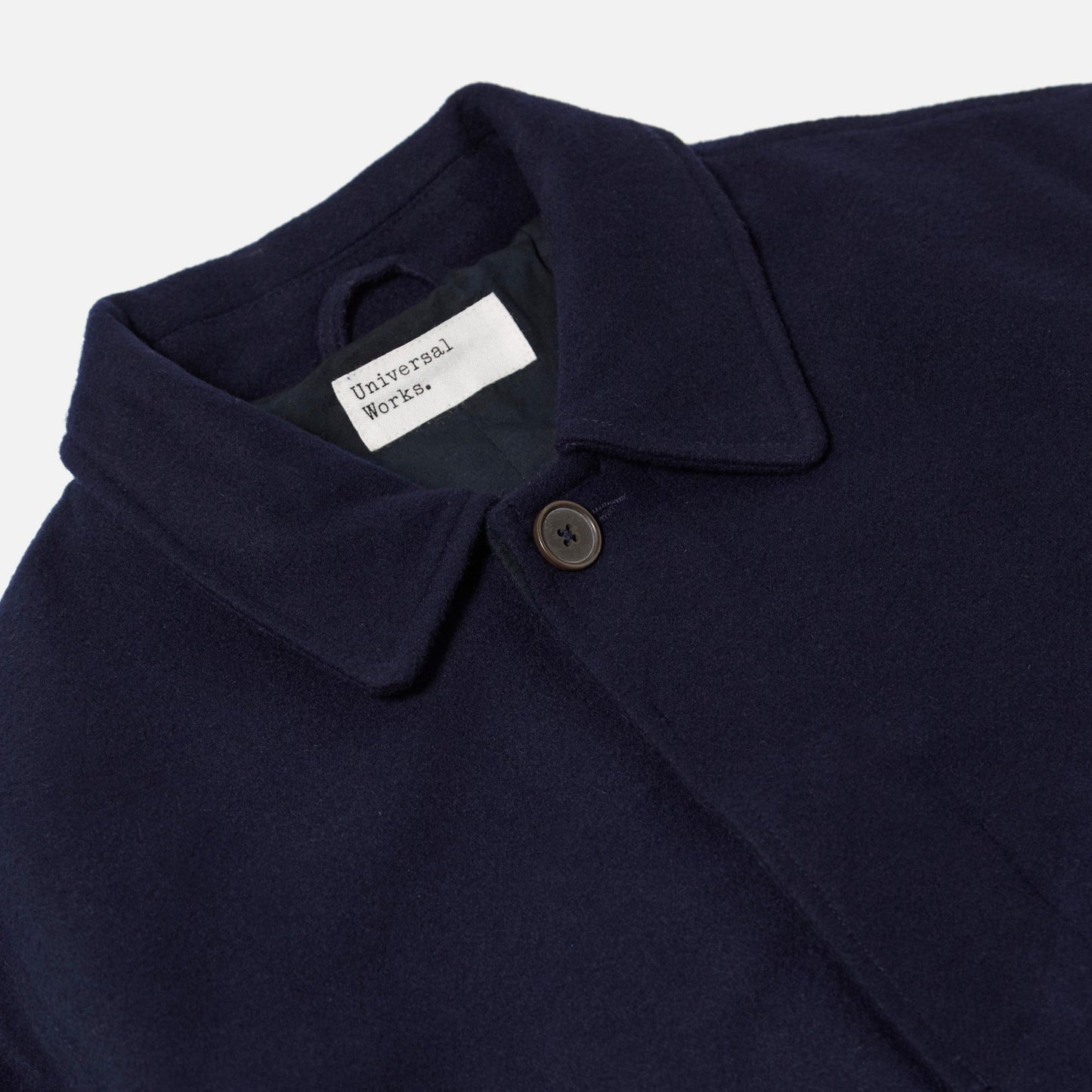 Universal Works Mac Coat Navy