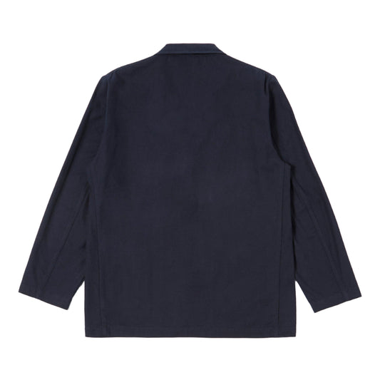 Universal Works Brushed Moleskin Three Button Jacket Navy