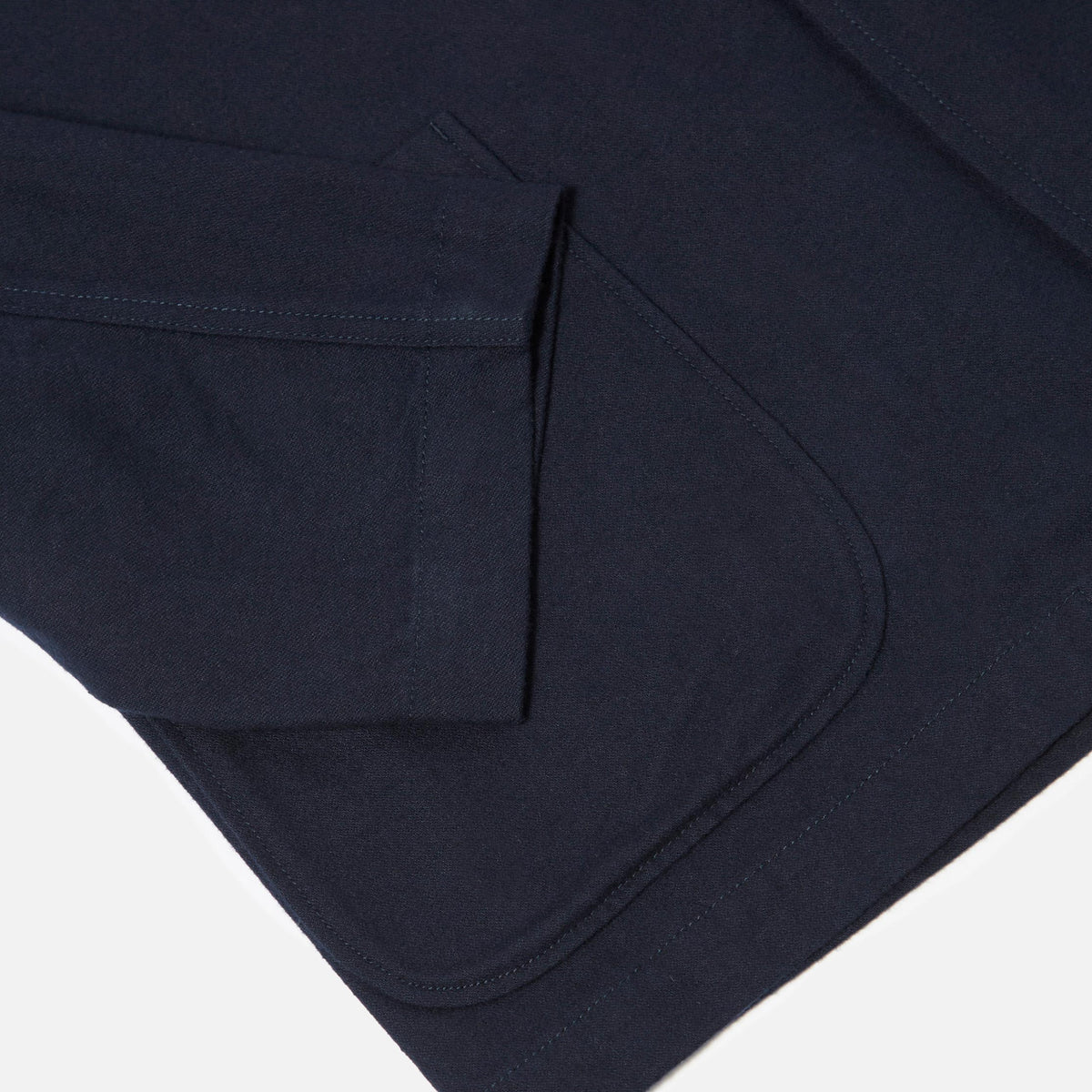 Universal Works Brushed Moleskin Three Button Jacket Navy