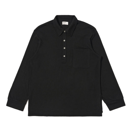 Universal Works Pullover LS Shirt Black