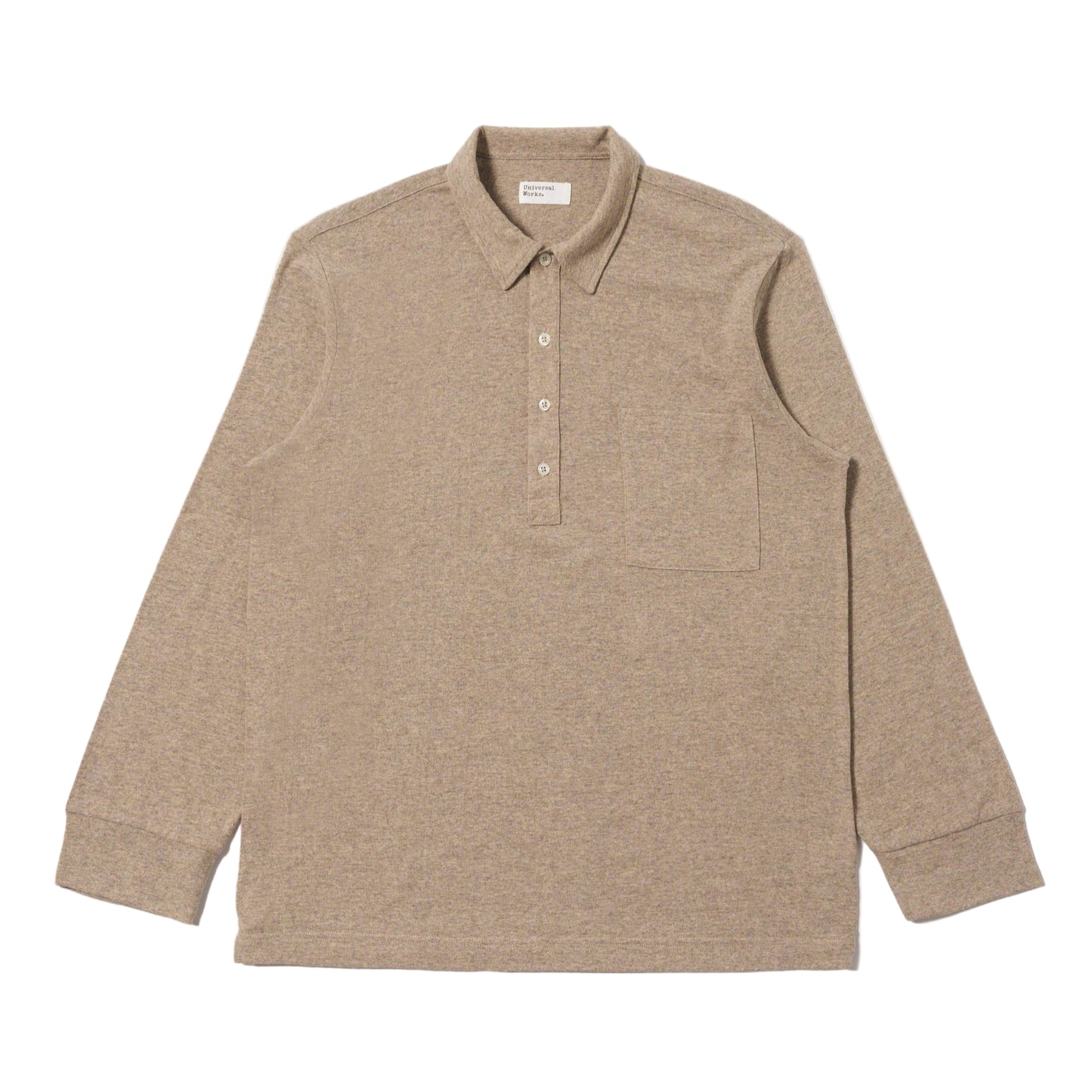Universal Works Pullover LS Shirt Dark Sand
