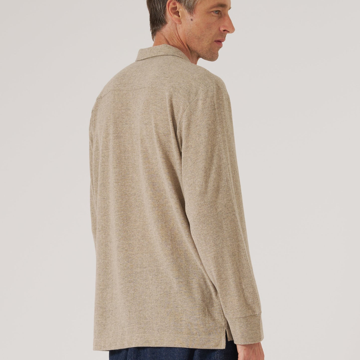Universal Works Pullover LS Shirt Dark Sand