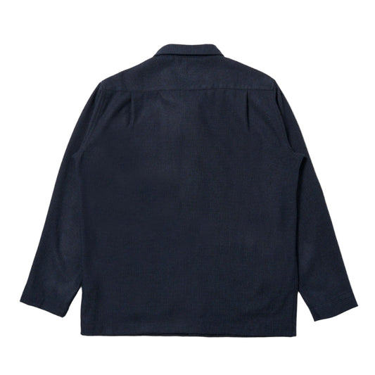 Universal Works Easy Overshirt Brushed Bari Navy