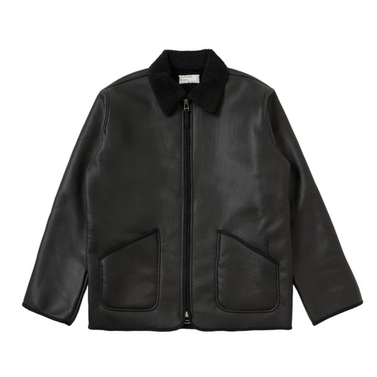 Universal Works Not Shearling Gower Jacket Black