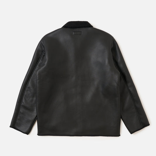 Universal Works Not Shearling Gower Jacket Black