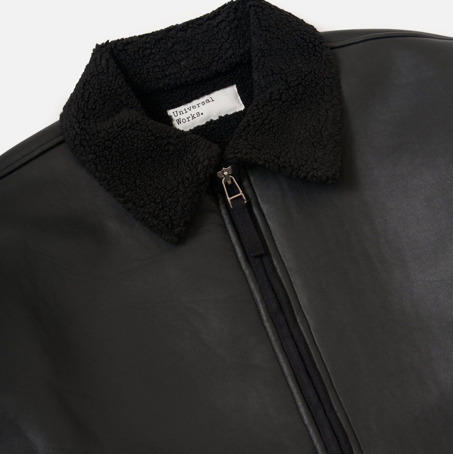 Universal Works Not Shearling Gower Jacket Black