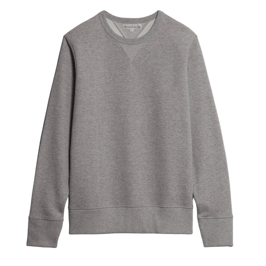 Merz b. Schwanen 346 Loopwheeled Sweatshirt Grey Melange