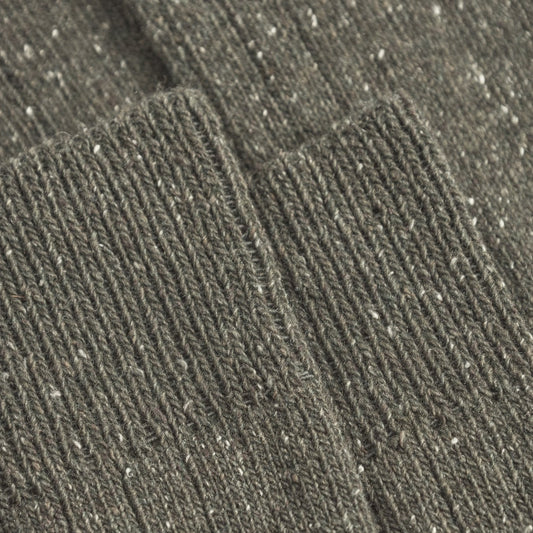 Norse Projects Bjarki Neps Sock Olive Night