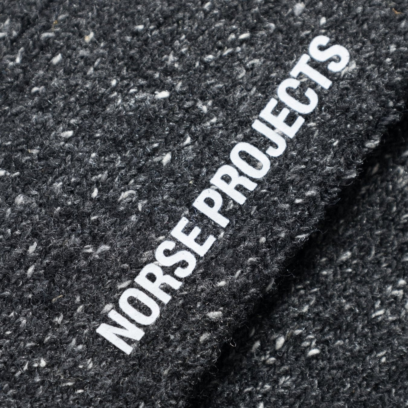Norse Projects Bjarki Neps Sock Charcoal Melange