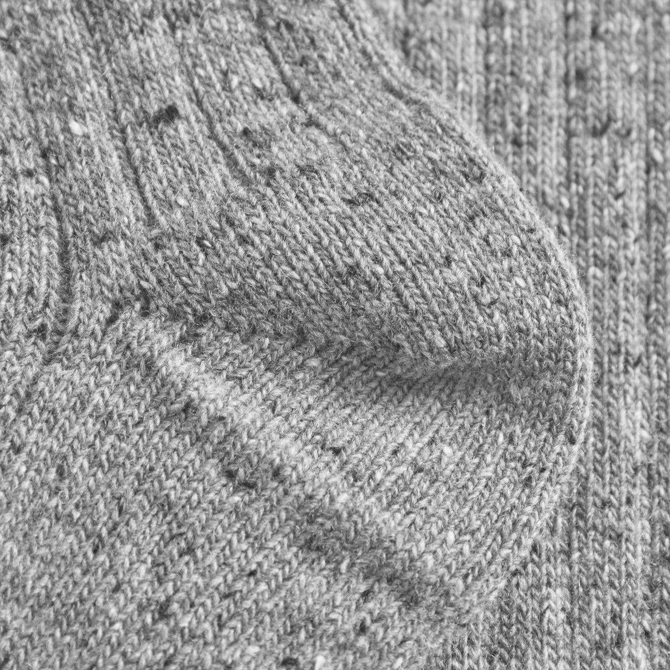Norse Projects Bjarki Neps Sock Grey Melange