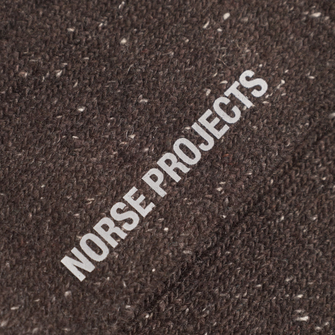 Norse Projects Bjarki Neps Sock Seal Brown
