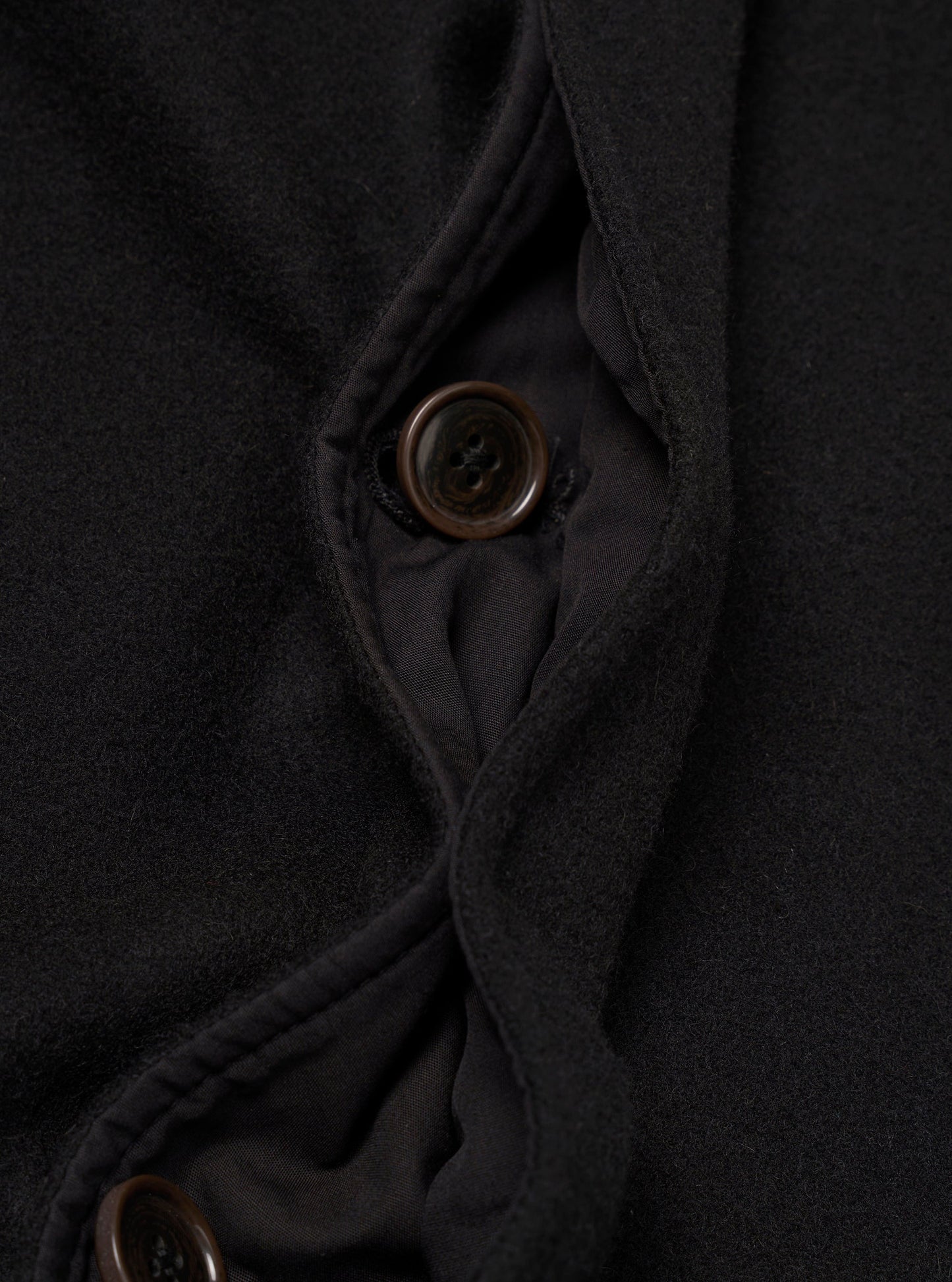 Universal Works Mac Coat Black